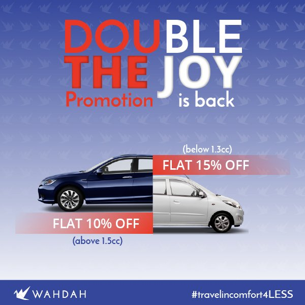 Double The Joy Promotion is back!
