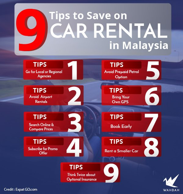 9 Tips to Save on Car Rental in Malaysia
