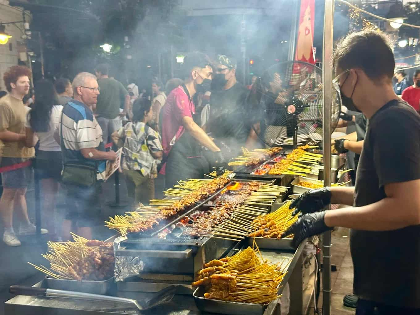 Late Night Restaurants in Singapore for Supper Lovers Lau Pa Sat Satay Stalls