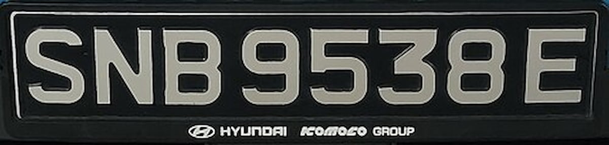 Things to Know About Singapore Variety of Plate Numbers