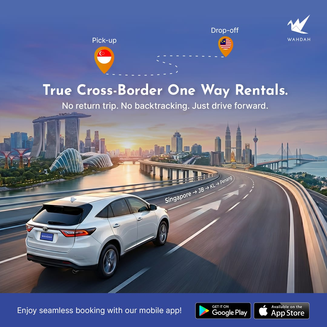 rent car singapore return in malaysia, cross border singapore malaysia